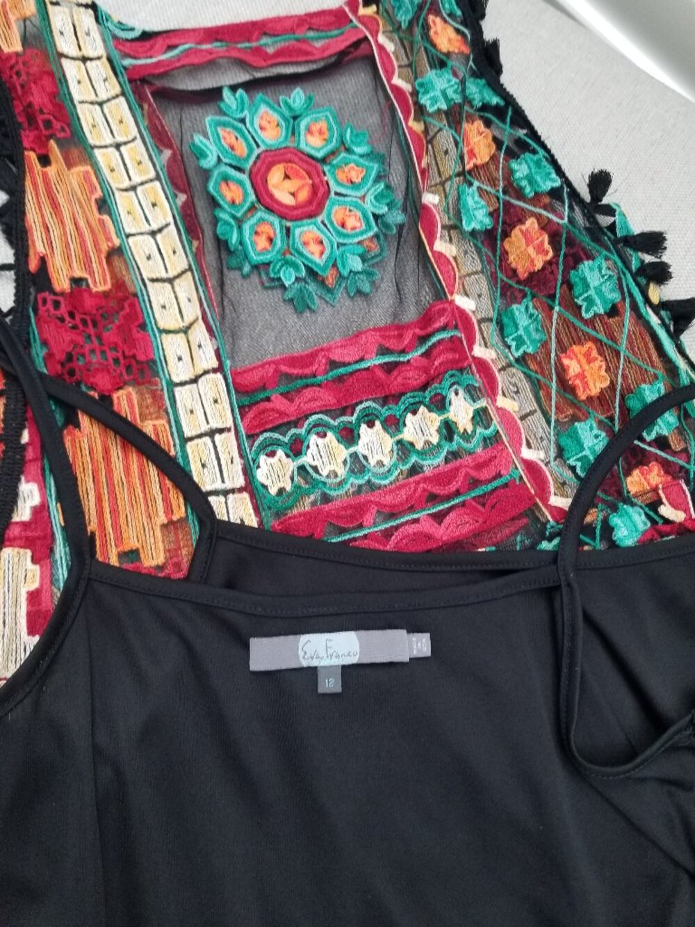 Anthropologie Eva Franco Embroidered Saskia Dress - Picture 3 of 5
